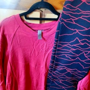 SWEATY BETTY leggings and sweater outfit .XL